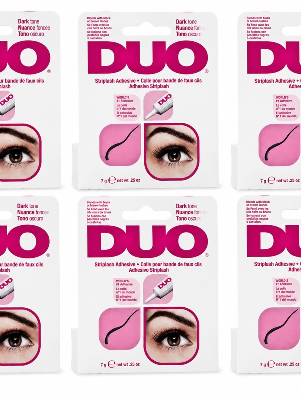 Ardell DUO Strip Lash Adhesive – Dark 6 pack